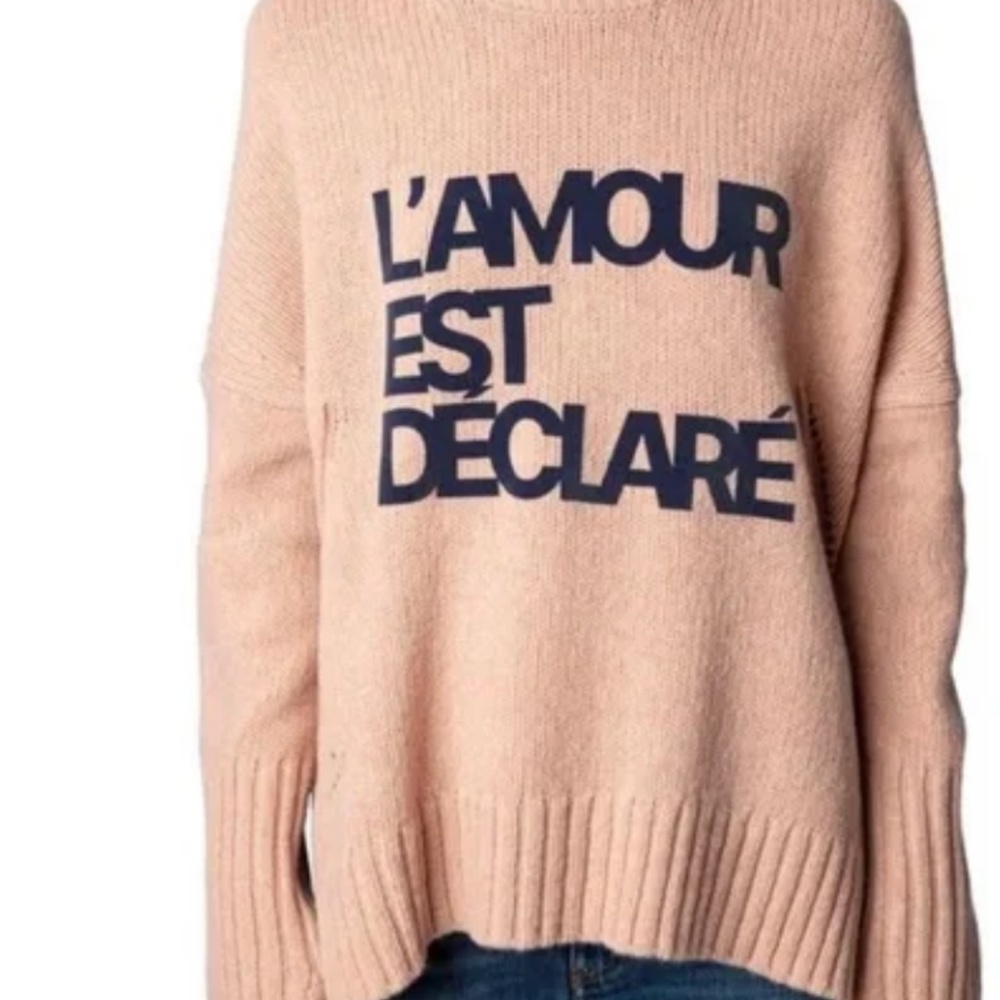Zadig & Voltaire 100% Wool L'Amour Sweater